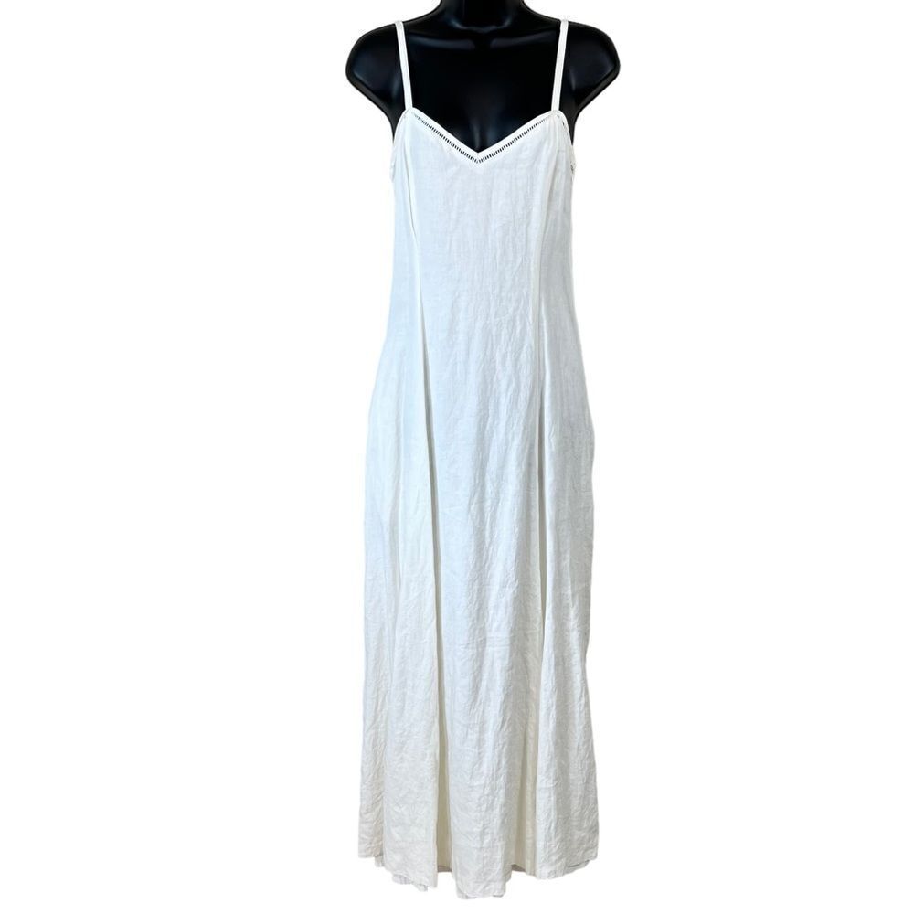Vintage Mondi Flax Linen Blend Maxi Dress